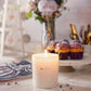 HEREBENE Luxe Minimalist Candle – White Matte Glass Jar
