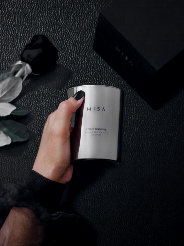 HEREBENE Luxe Minimalist Candle – White Matte Glass Jar