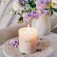 HEREBENE Luxe Minimalist Candle – White Matte Glass Jar