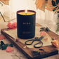 HEREBENE – Amber & Cardamom Scented Candle