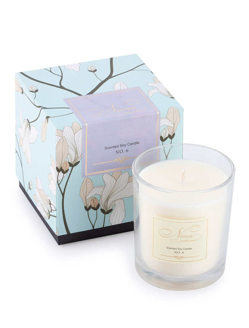 HEREBENE Scented Soy Candle  – Elegant Floral Gift Box Edition