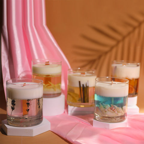 HEREBENE Sea Shell Scented Gel Candle