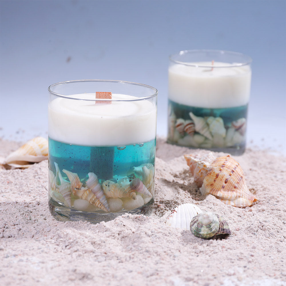 HEREBENE Sea Shell Scented Gel Candle